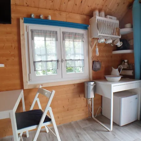 キャンプ場 Tinyhouse Am Fluss オッテルンドルフ